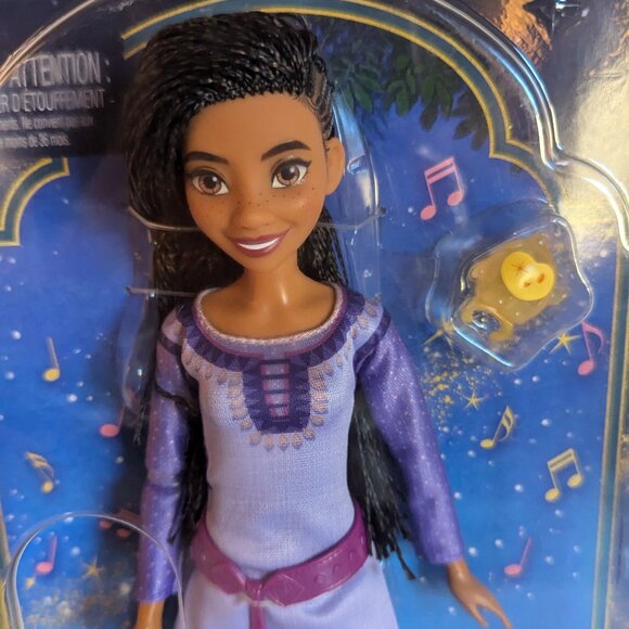 NWT Disney Wish Film Singing Asha Roses Doll Star Mattel Holiday Christmas Gift - Picture 8 of 12